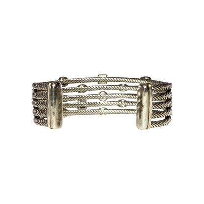 David Yurman Diamond Confetti 925 Sterling Silver Cuff