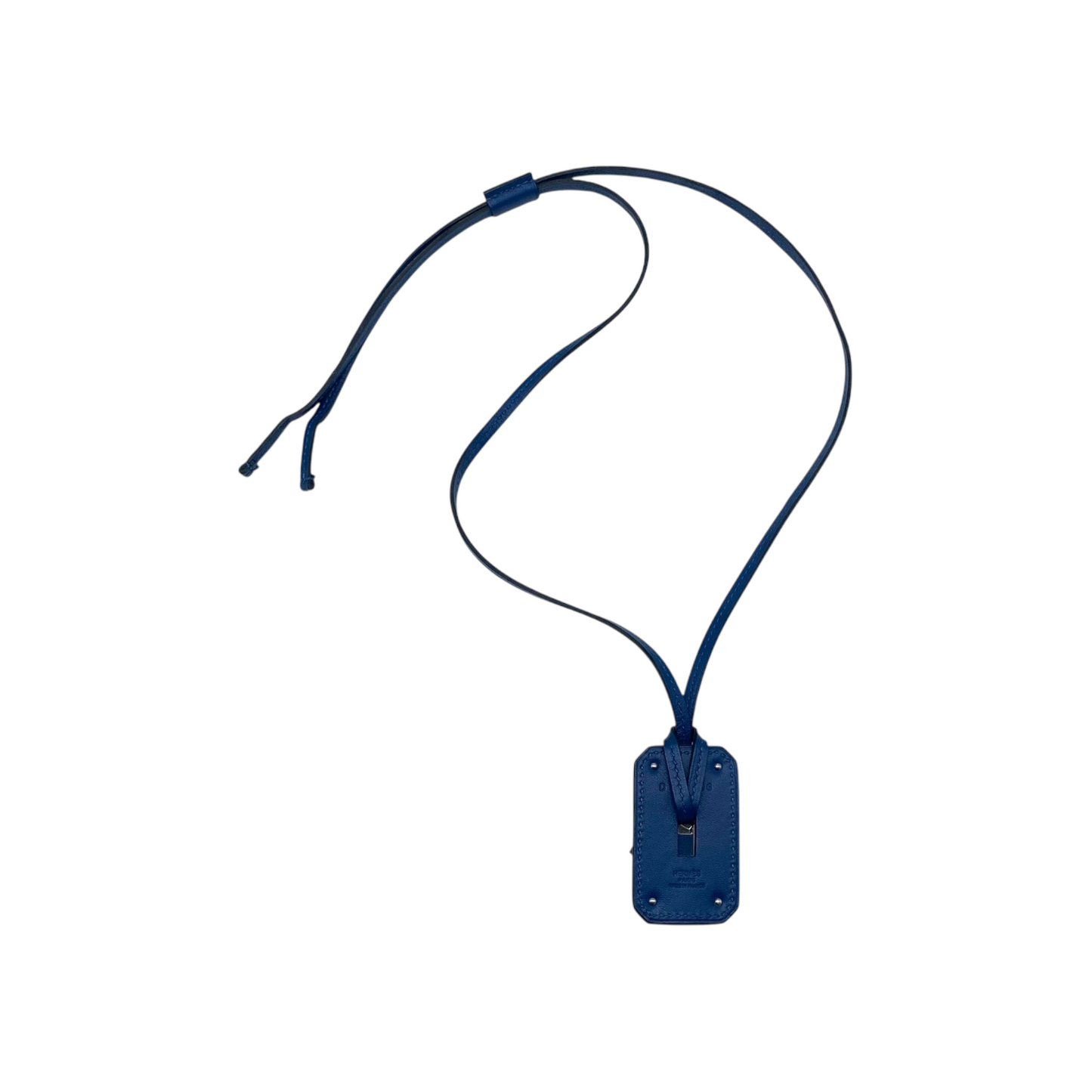 Hermes Navy O’Kelly Pendant Necklace