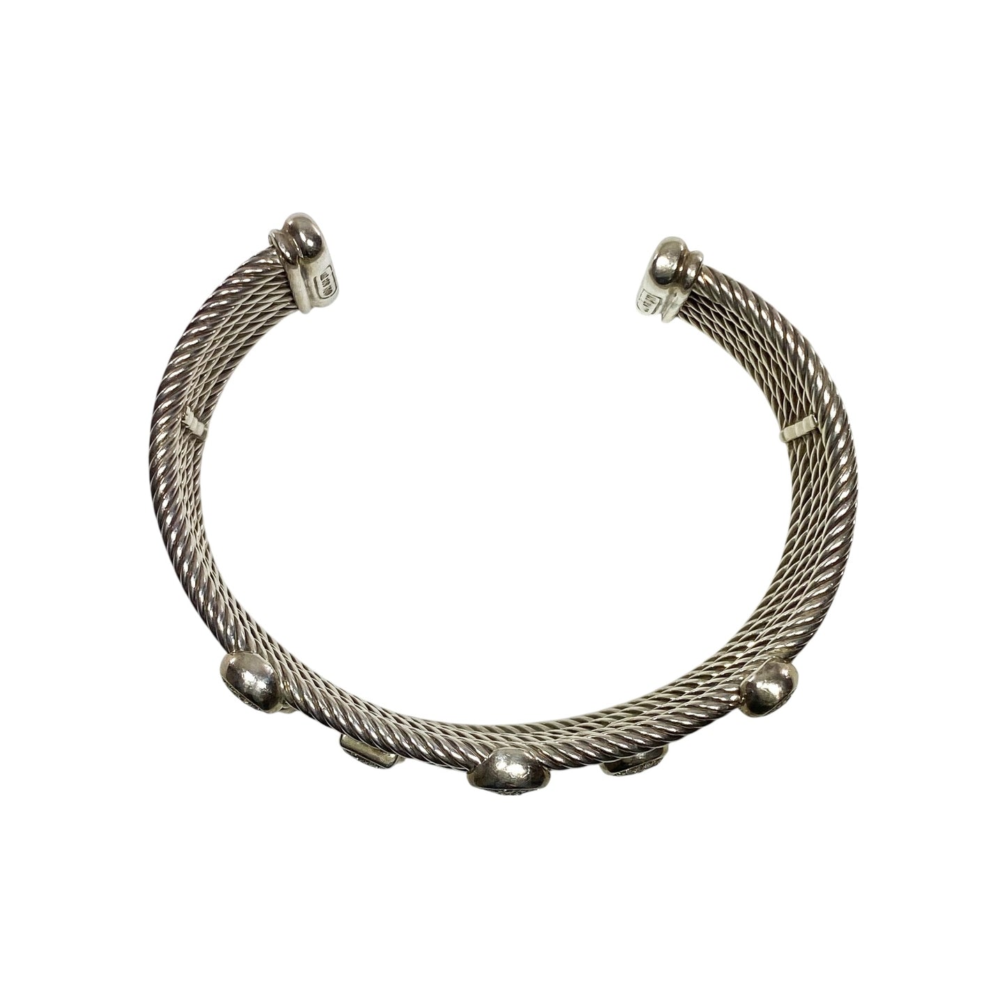 David Yurman Diamond Confetti 925 Sterling Silver Cuff