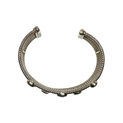 David Yurman Diamond Confetti 925 Sterling Silver Cuff