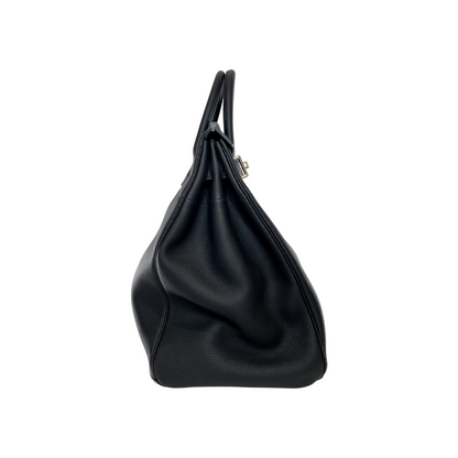 Hermes Birkin 40 HAC Black Togo Palladium Hardware