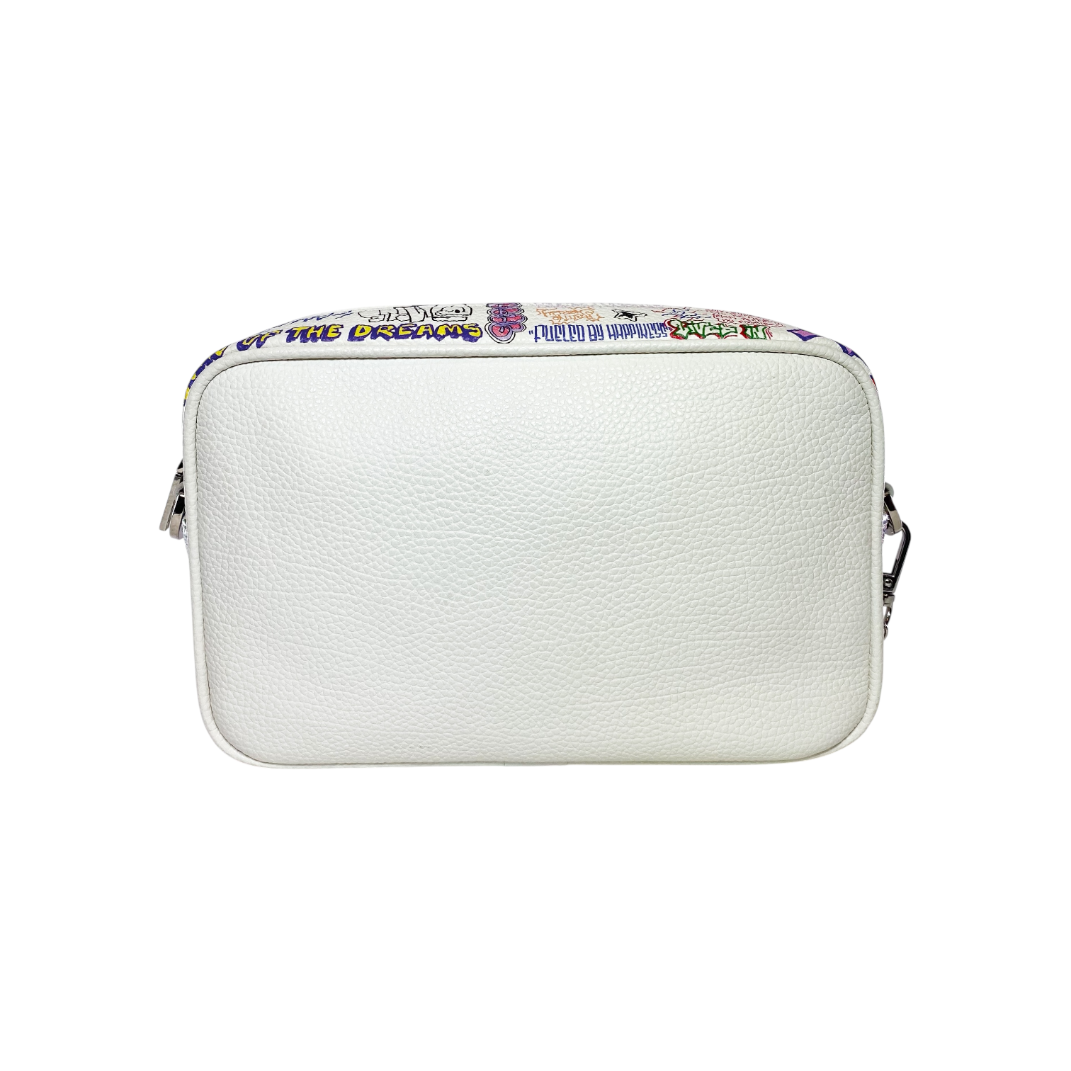 Golden Goose White Star Graffiti Camera Bag