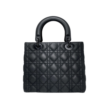 Dior Black Ultra Matte Medium Lady Dior