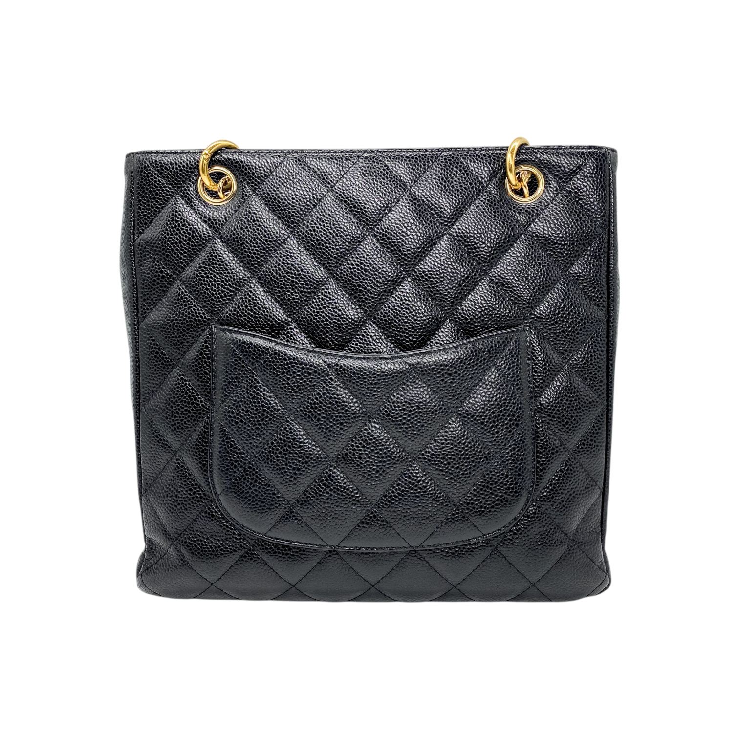 Chanel Black Petite Shopping Tote