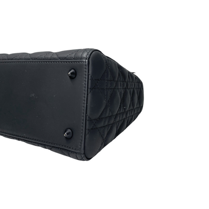 Dior Black Ultra Matte Medium Lady Dior