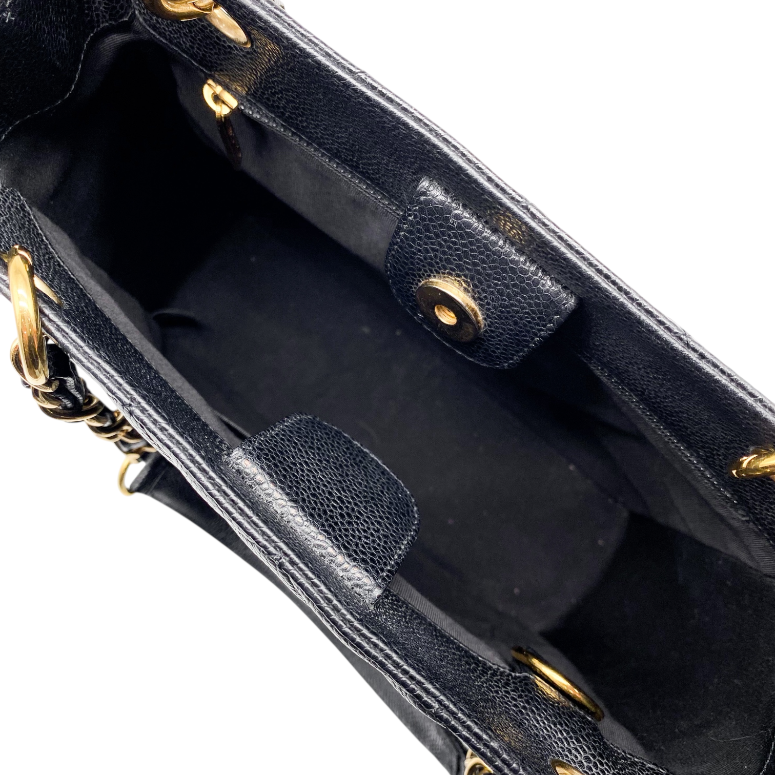 Chanel Black Petite Shopping Tote