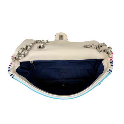 Chanel Venise Biarritz White/ Multicolor Flap bag