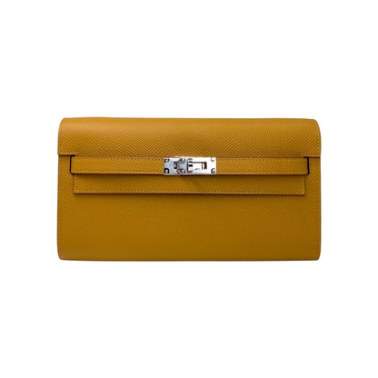 Hermes Kelly To Go Sesame Epsom Palladium Hardware