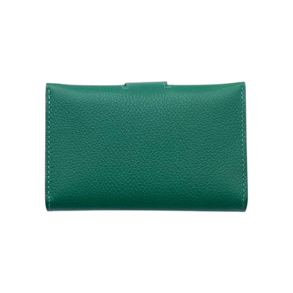 Hermes Vert Fonce Vert Moyen Card Case