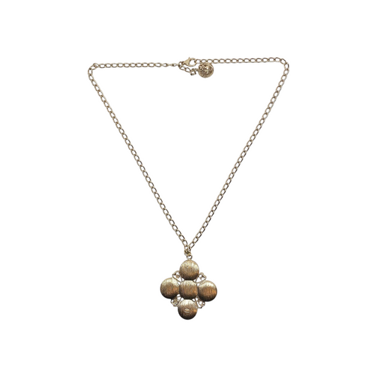 Chanel Large Pearl Heart Pendant Necklace