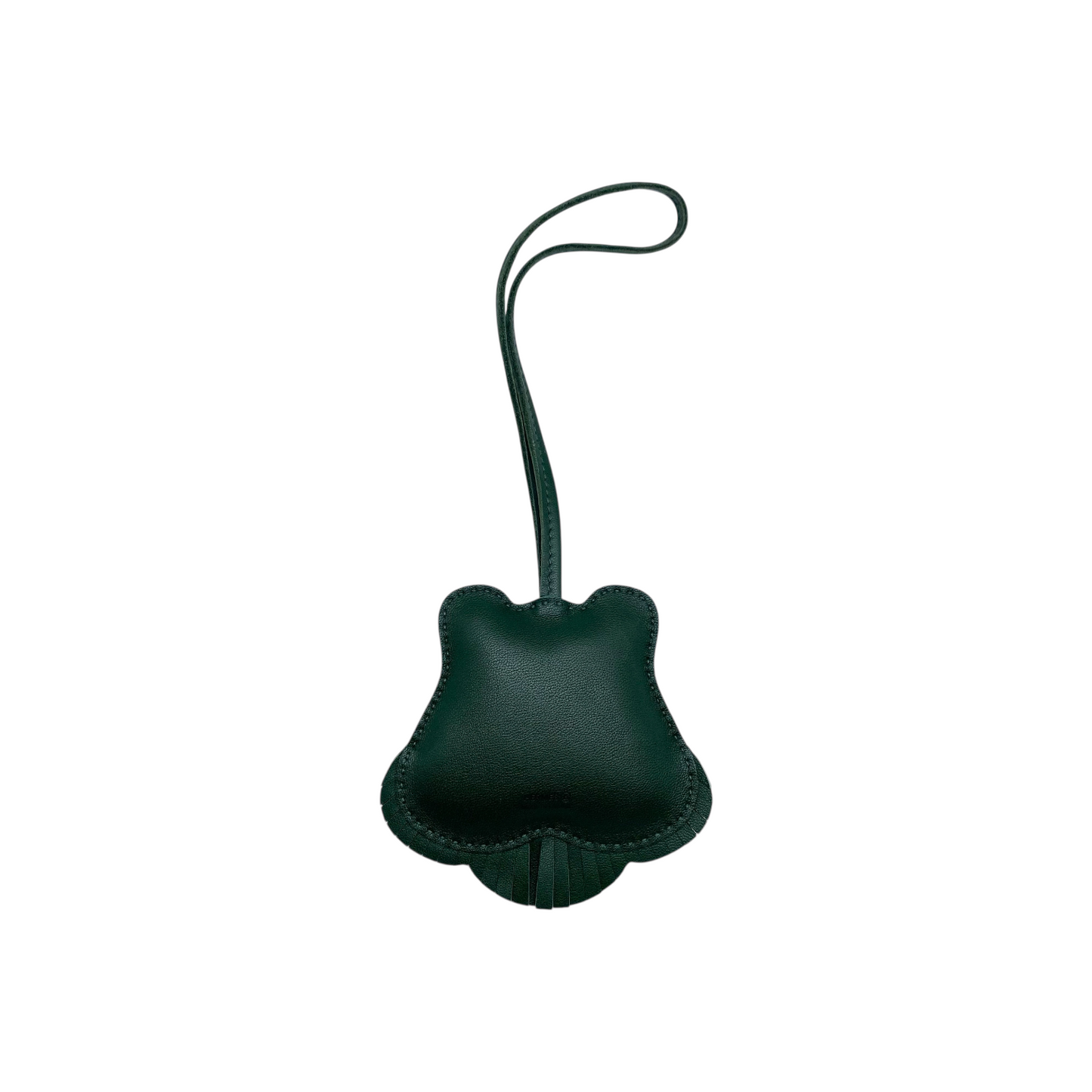 Hermes Petite H Green Tiger Bag Charm