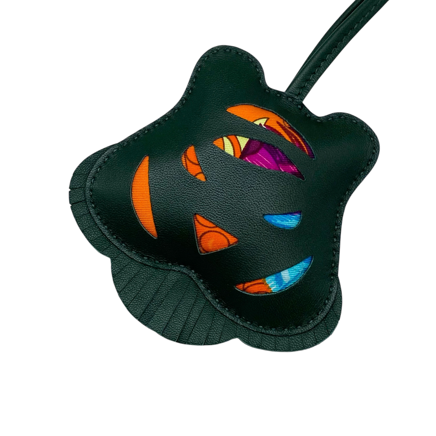 Hermes Petite H Green Tiger Bag Charm