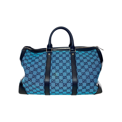 Gucci Aqua Navy Supreme Duffle
