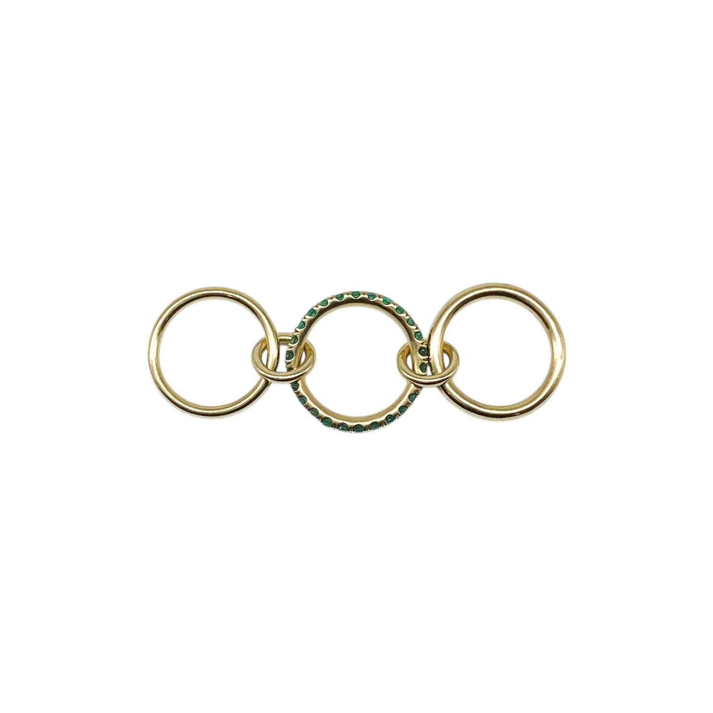 Spinelli Kilcollin Gold Emerald Petunia Ring