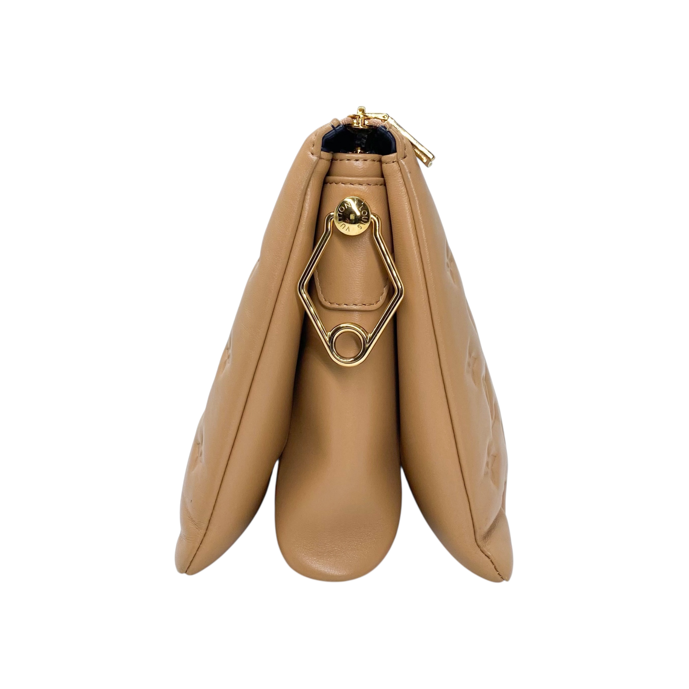 Louis Vuitton Nude Monogram Embossed Coussin