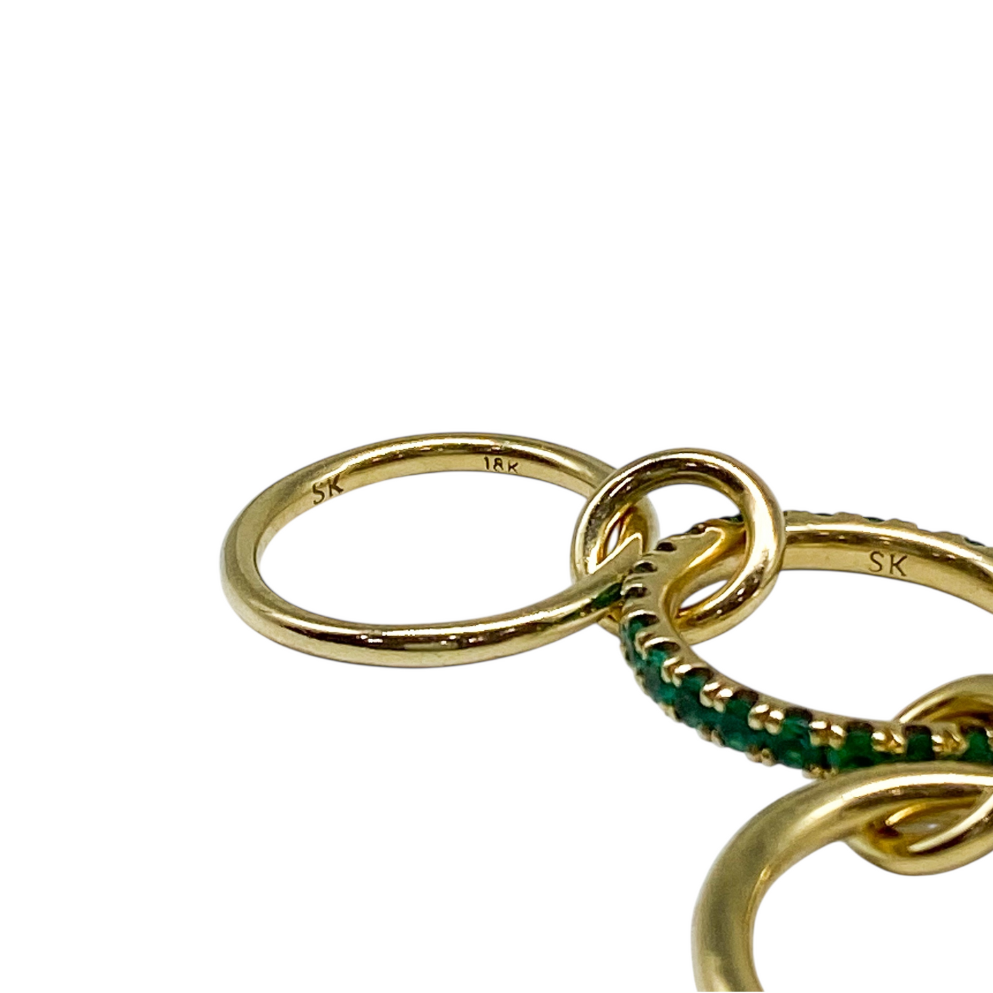 Spinelli Kilcollin Gold Emerald Petunia Ring