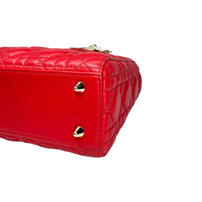 Dior Red Small My Lady Dior