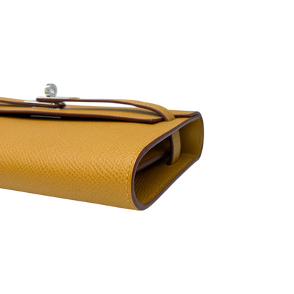 Hermes Kelly To Go Sesame Epsom Palladium Hardware