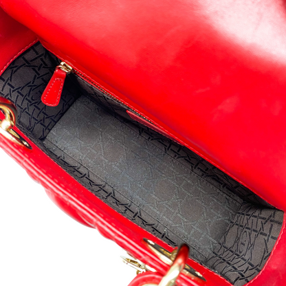 Dior Red Small My Lady Dior