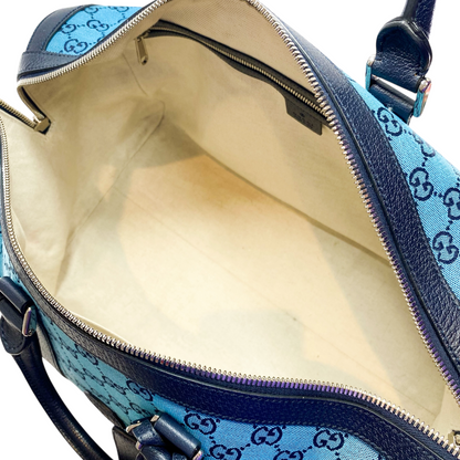 Gucci Aqua Navy Supreme Duffle