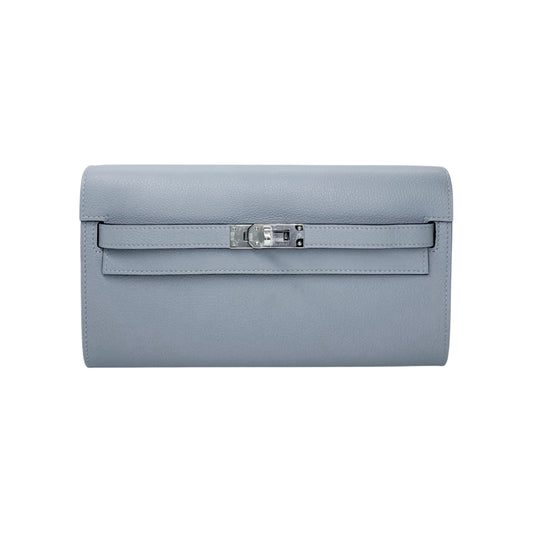 Hermes Kelly To Go Gris Pantin Evercolor Palladium Hardware