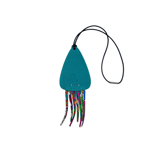 Hermes Petite H Pink Squid Bag Charm