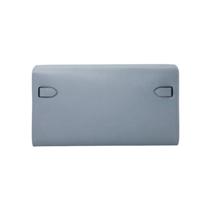 Hermes Kelly To Go Gris Pantin Evercolor Palladium Hardware