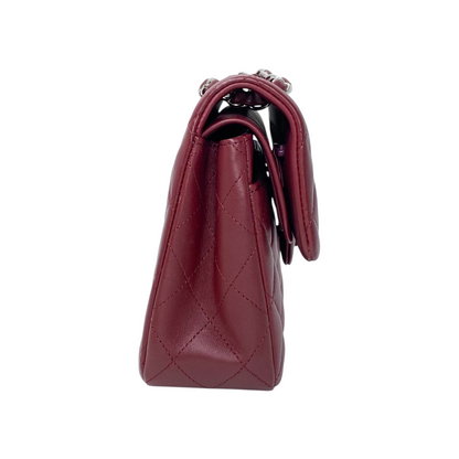 Chanel Burgundy Small Double Flap Bag
