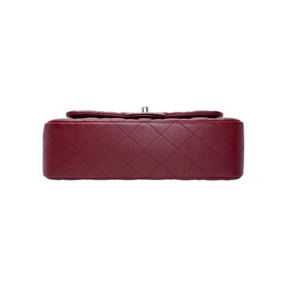 Chanel Burgundy Small Double Flap Bag