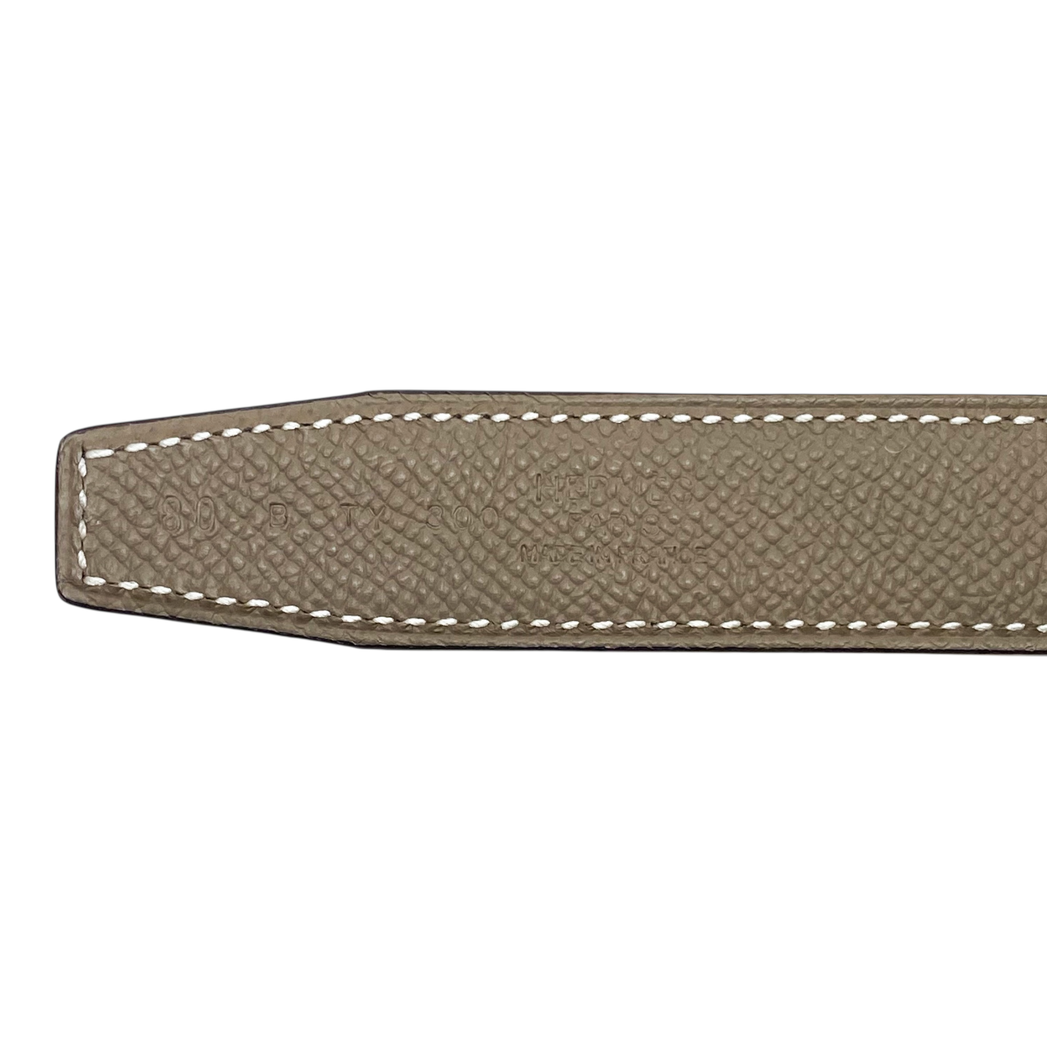 Hermes Black Etoupe Rivage Belt