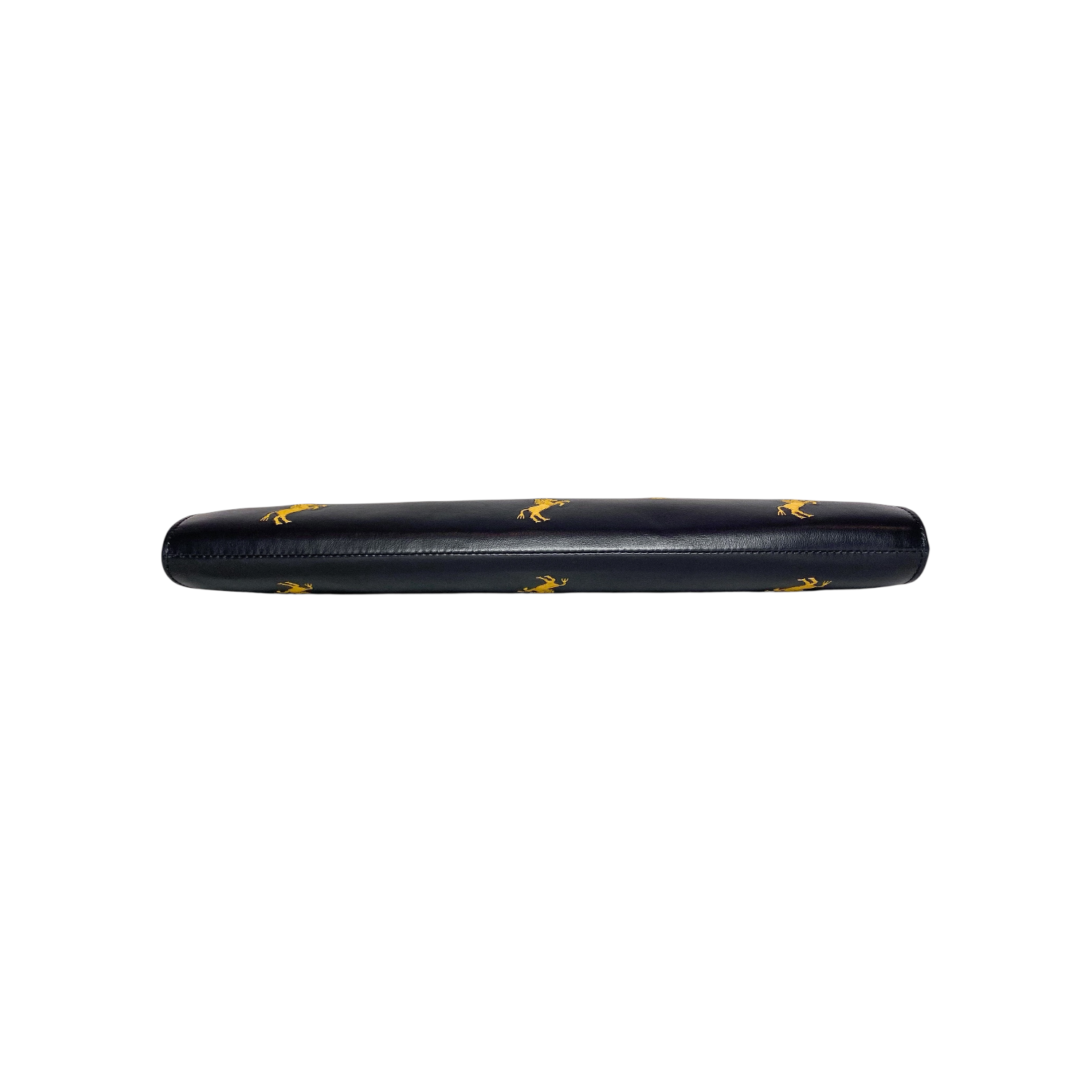 Chloe Black Gold Horses Pouch