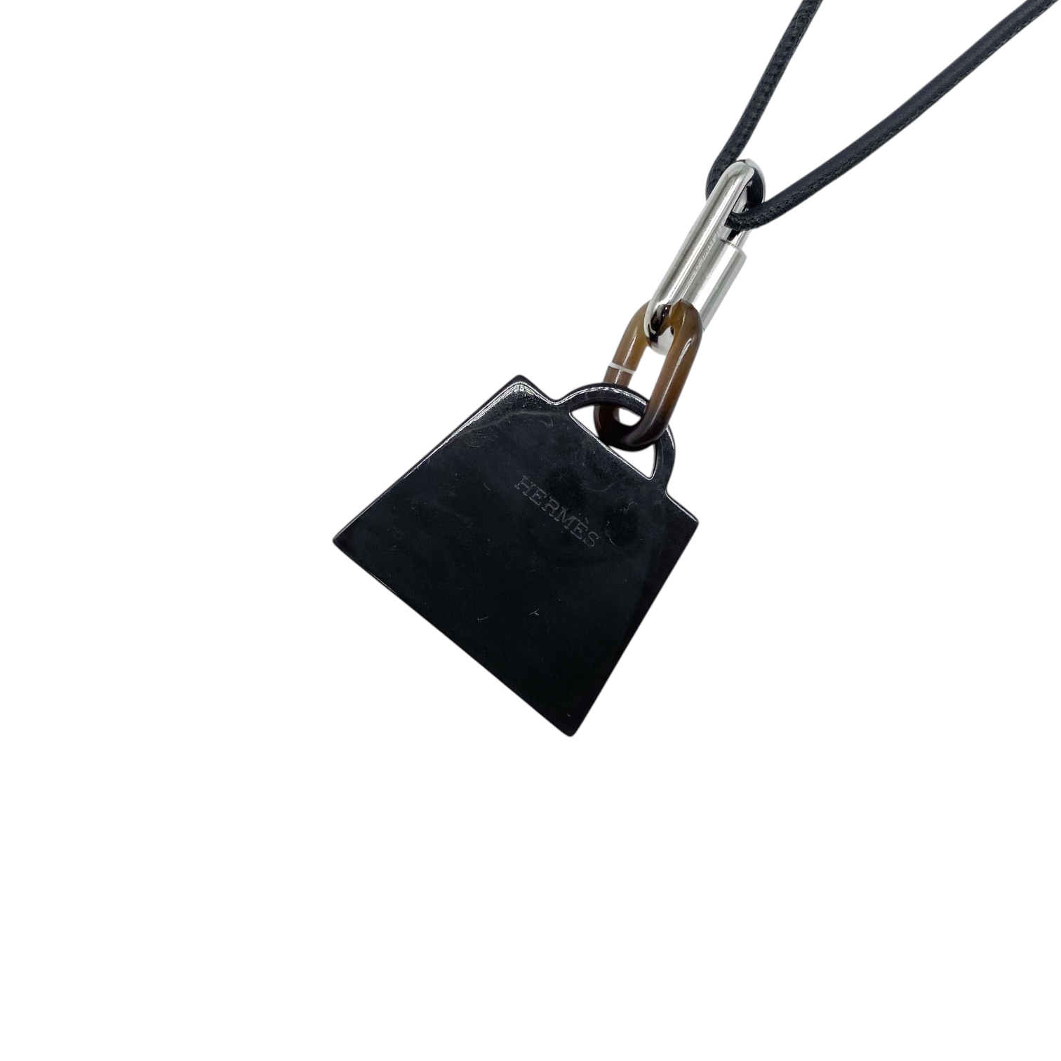 Hermes Multicolor Resin Kelly Bag Necklace
