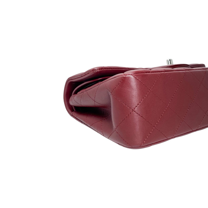Chanel Burgundy Small Double Flap Bag
