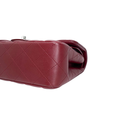 Chanel Burgundy Small Double Flap Bag