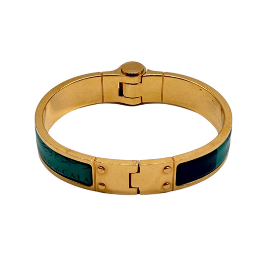 Hermés Narrow Enamel Hinged Bangle
