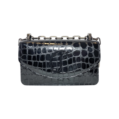 Christian Louboutin Black Embossed Loubi54