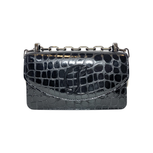 Christian Louboutin Black Embossed Loubi54