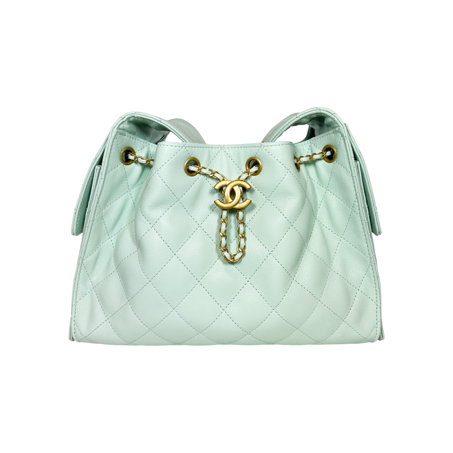Chanel 25 Small Light Green