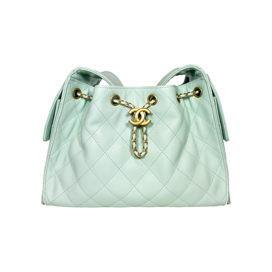 Chanel 25 Small Light Green