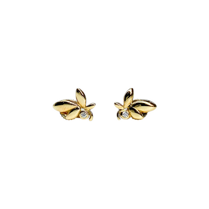 Tiffany & Co. Gold Paloma Picasso Olive Leaf Earrings