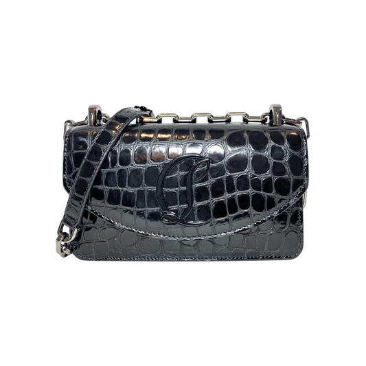 Christian Louboutin Black Embossed Loubi54