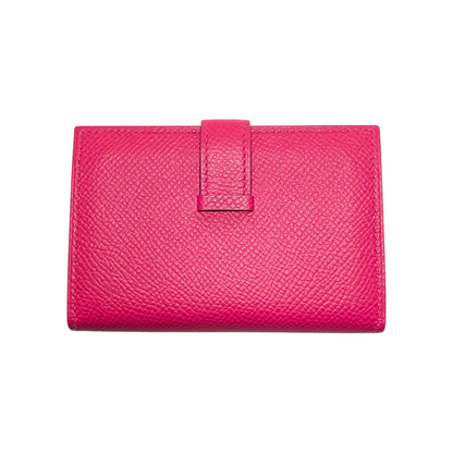 Hermes Framboise Bearn Compact Card Holder