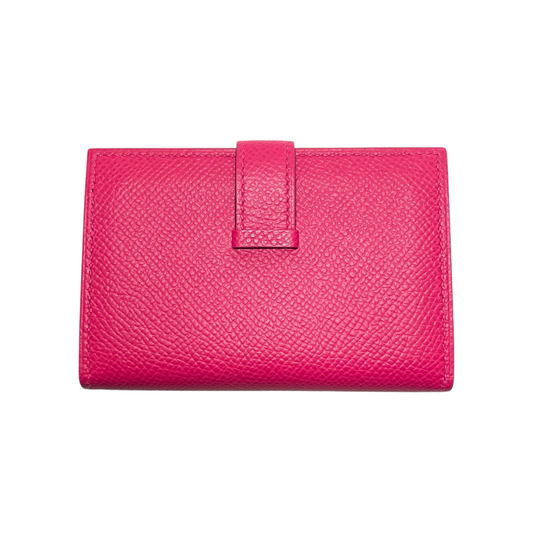 Hermes Framboise Bearn Compact Card Holder
