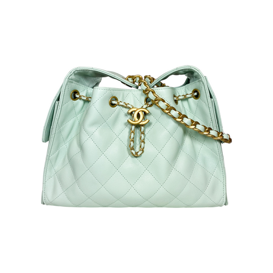 Chanel 25 Small Light Green