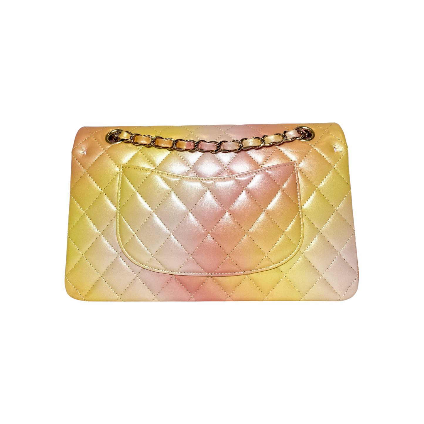 Chanel Tie Dye Ombre Multicolor Medium Double Flap Bag