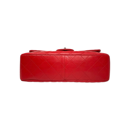 Chanel Red Jumbo Single Flap Bag