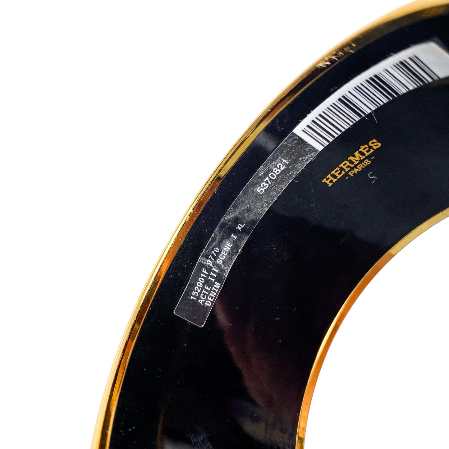 Hermes Denim Act III Scene I Extra-Large Bangle