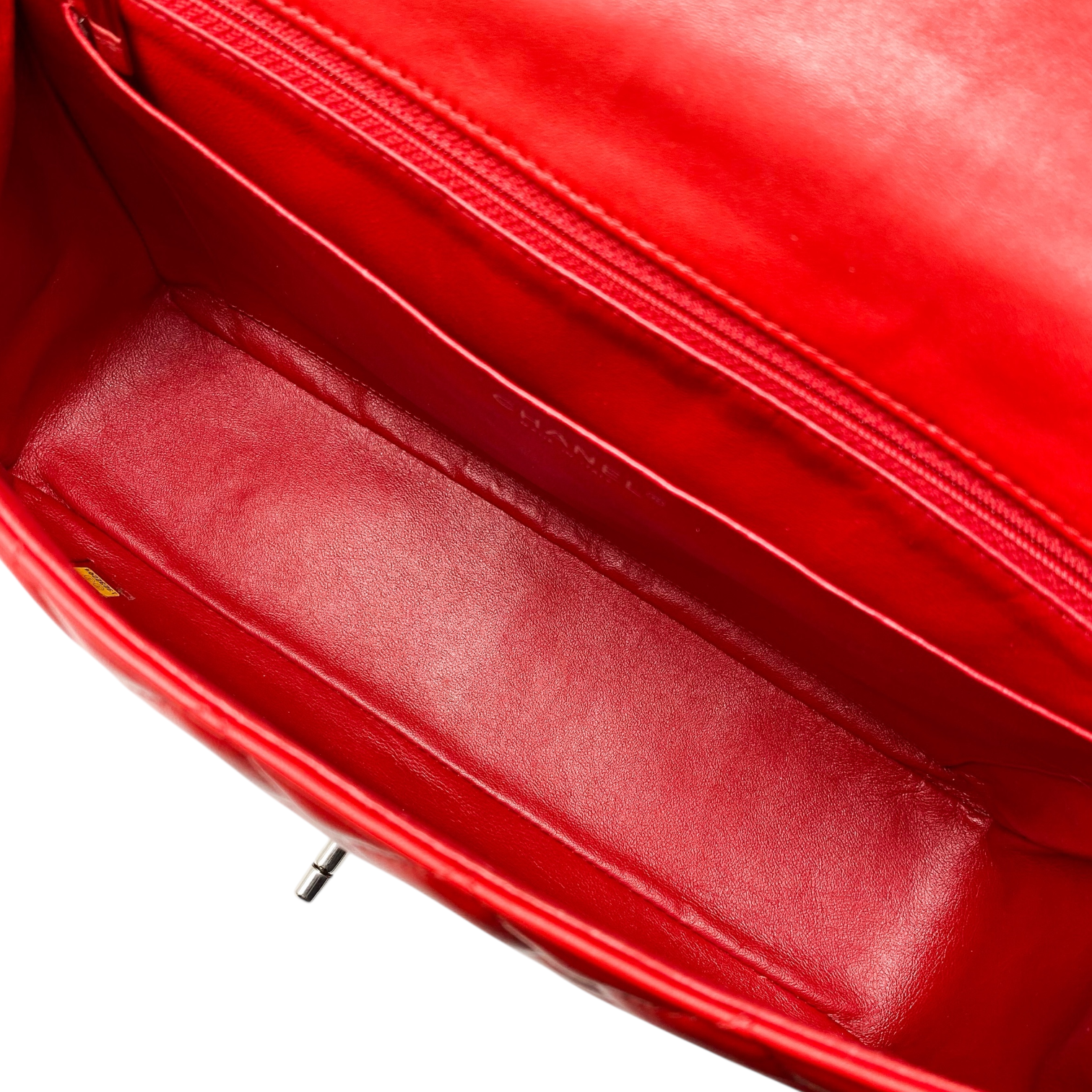 Chanel Red Jumbo Single Flap Bag