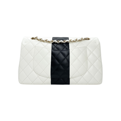 Chanel Black White Seoul Yin Yang Medium Double Flap Bag