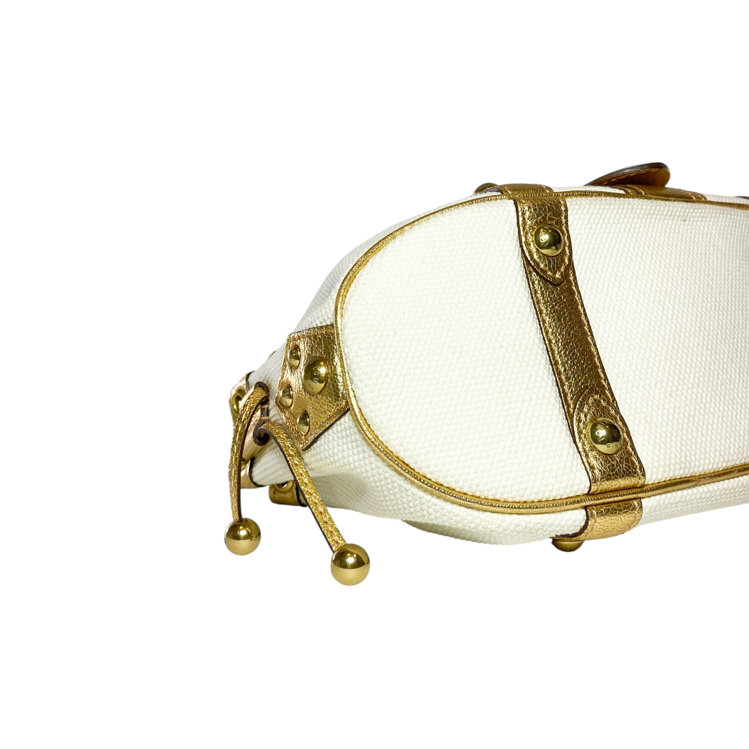 Louis Vuitton White Gold Antigua Theda GM